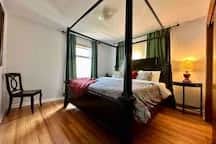 South Park Stay with King Bed and Blackout Shades.
